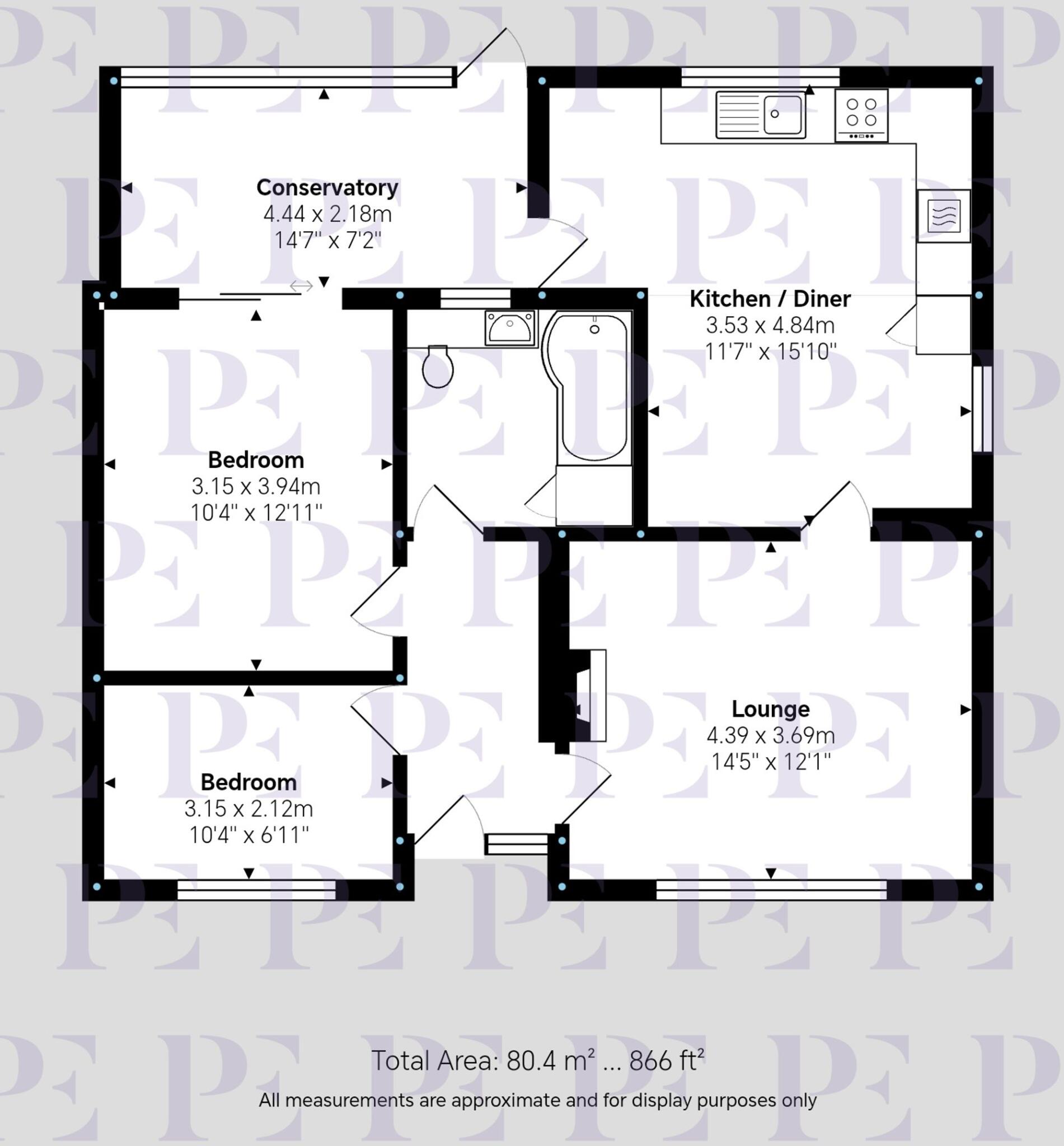 Beales Close, Stapleton, LE9 floorplan