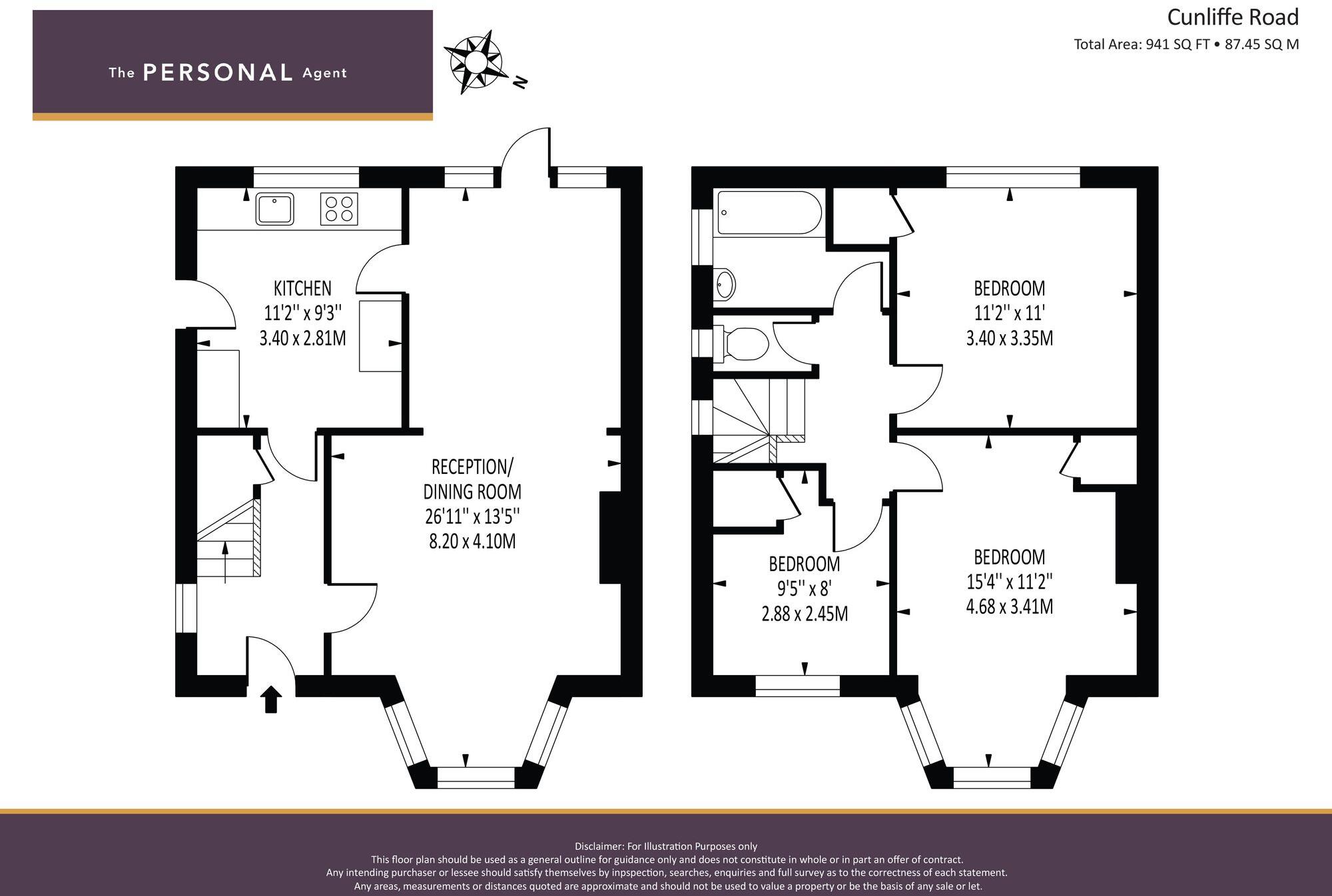 Cunliffe Road, Stoneleigh floorplan