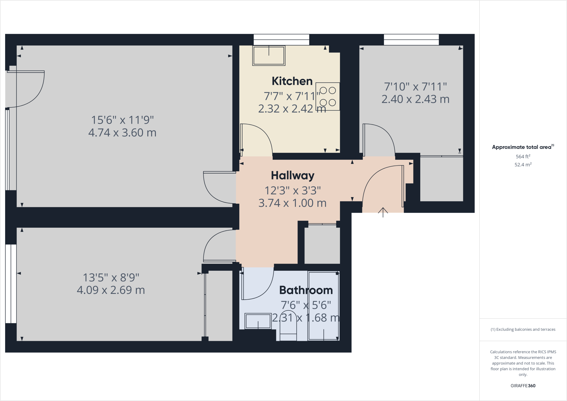 Warwick Court, 47 Park Hill Road, Bromley, Kent, BR2 floorplan