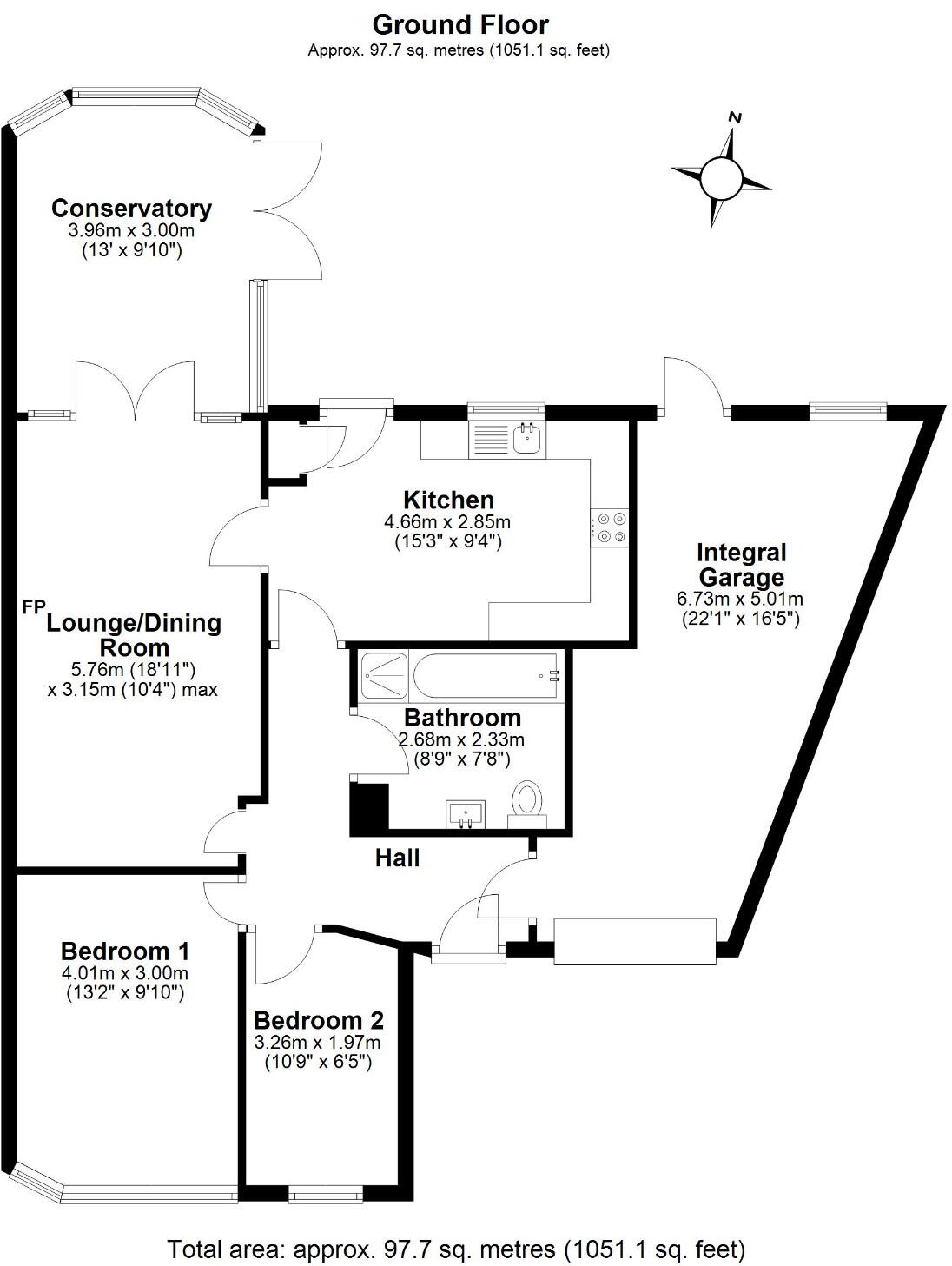 Harford Close, London, E4 floorplan