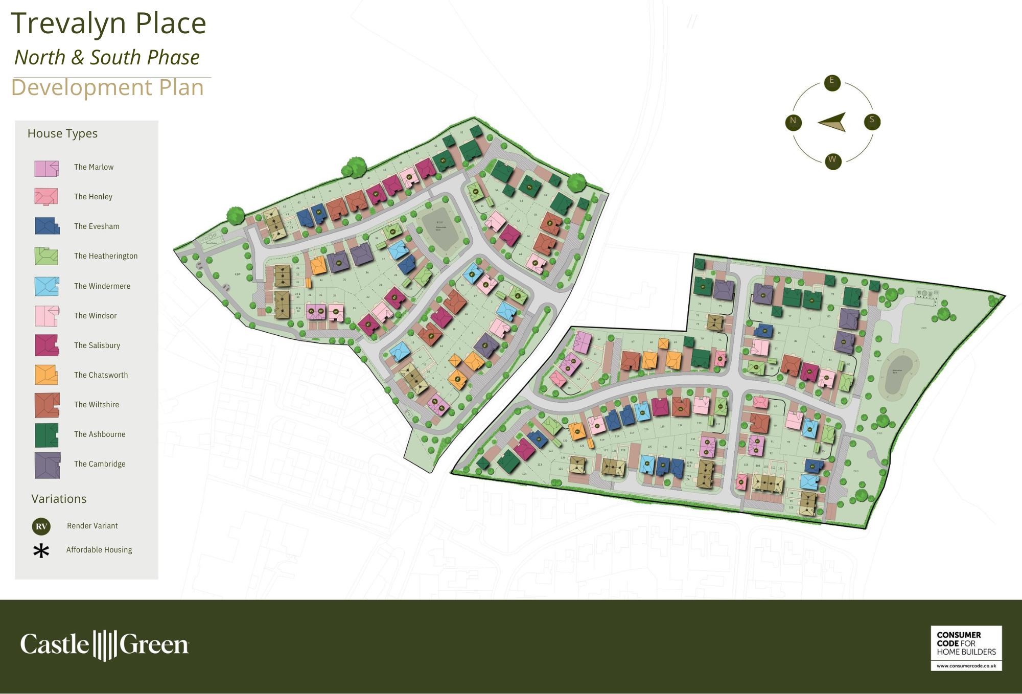 Plot 70, The Ashbourne, Travelyn Place, LL12 floorplan
