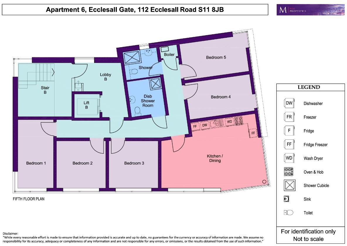 Apt 6, 112 Ecclesall Road floorplan
