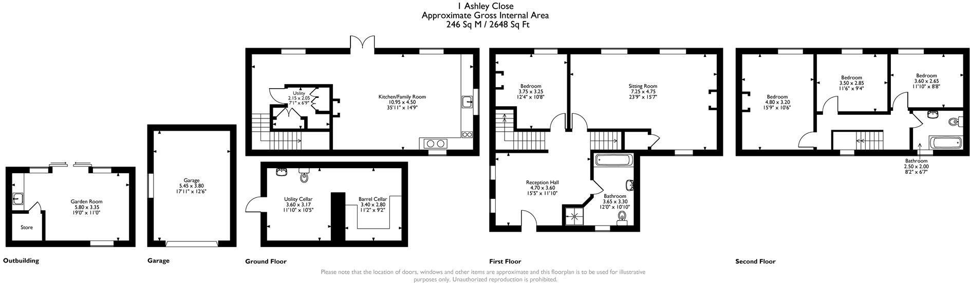 Ashley Close, Tansley, Matlock floorplan