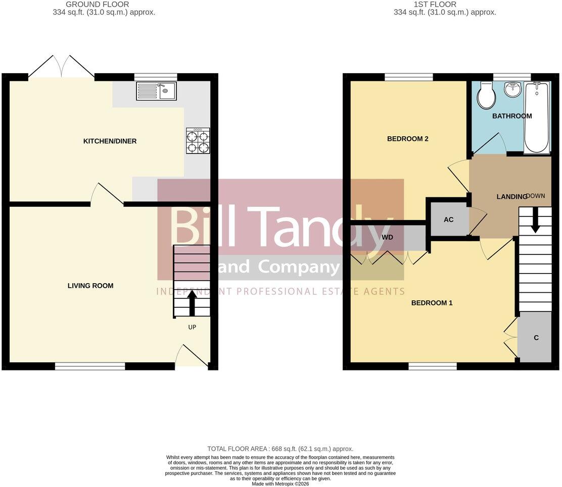 Highfields, Burntwood, WS7 floorplan