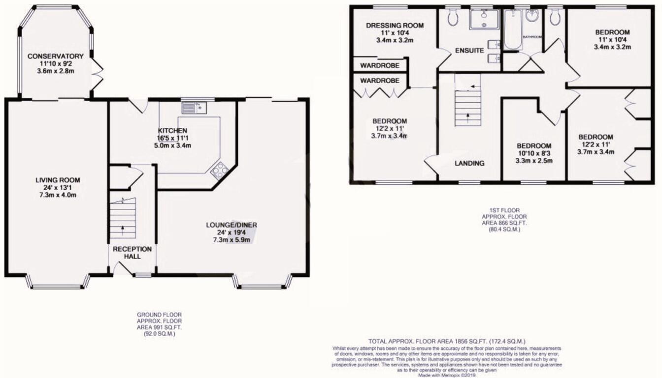 Terrian Crescent, West Bridgford, Nottingham, Nottinghamshire, NG2 floorplan