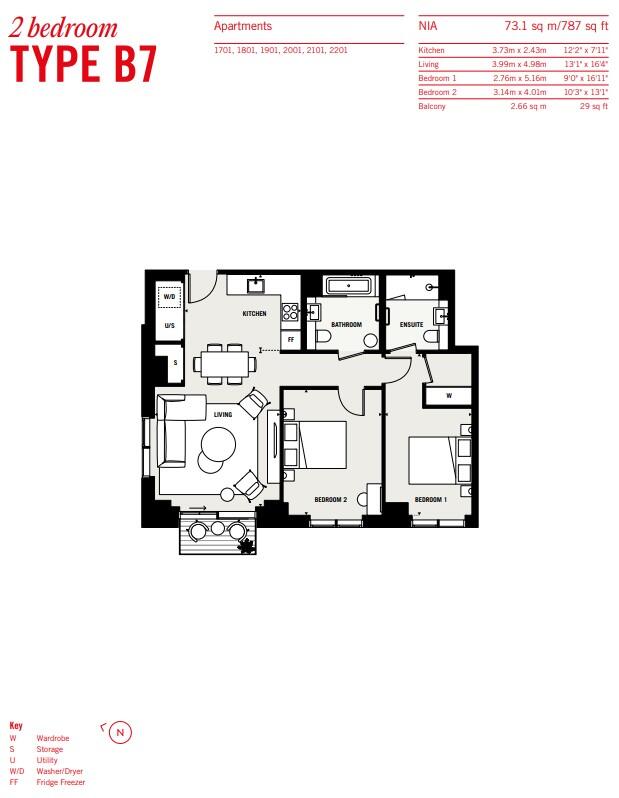 The Founding, Canada Water, SE1 floorplan