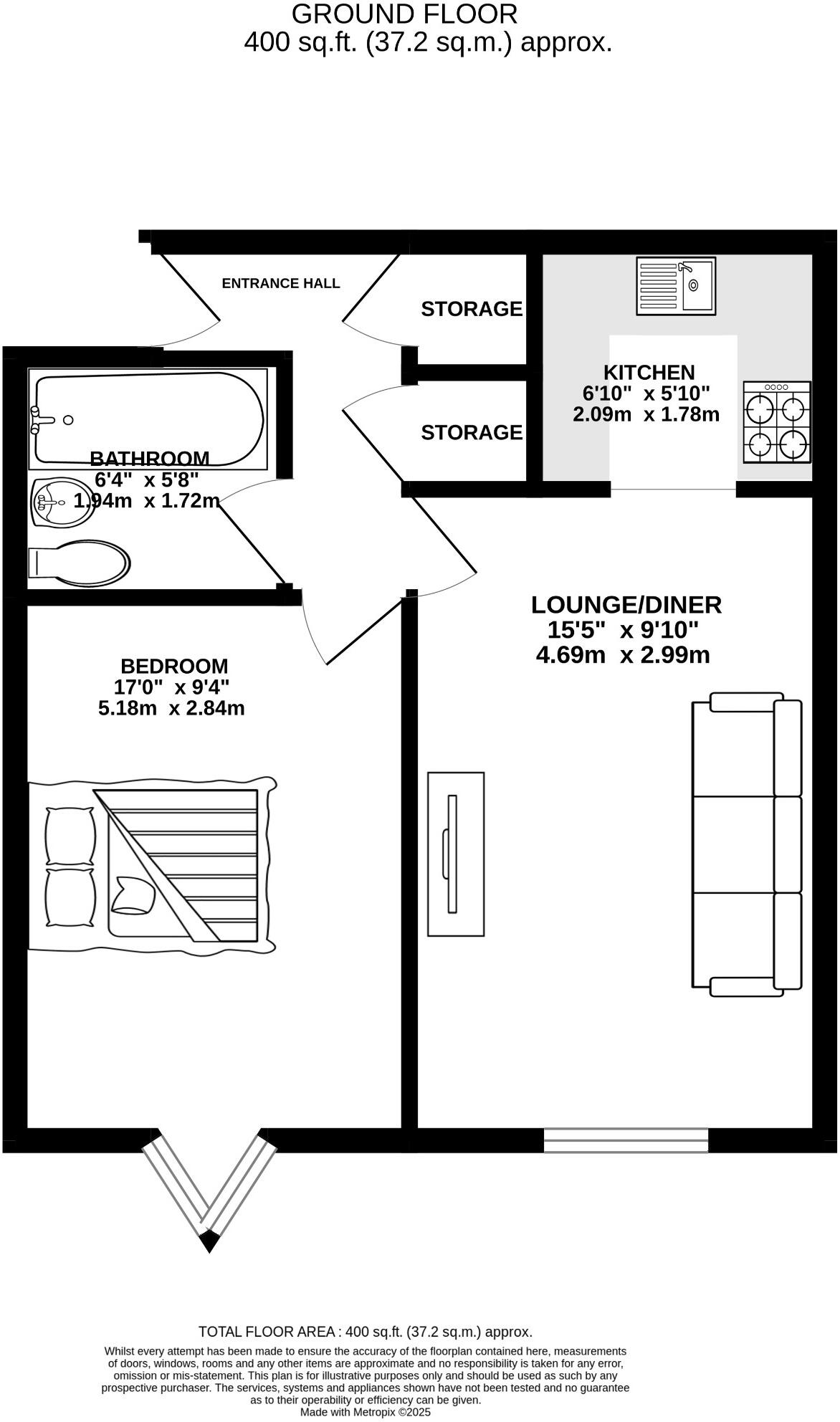The Beeches, New Road Melbourn floorplan