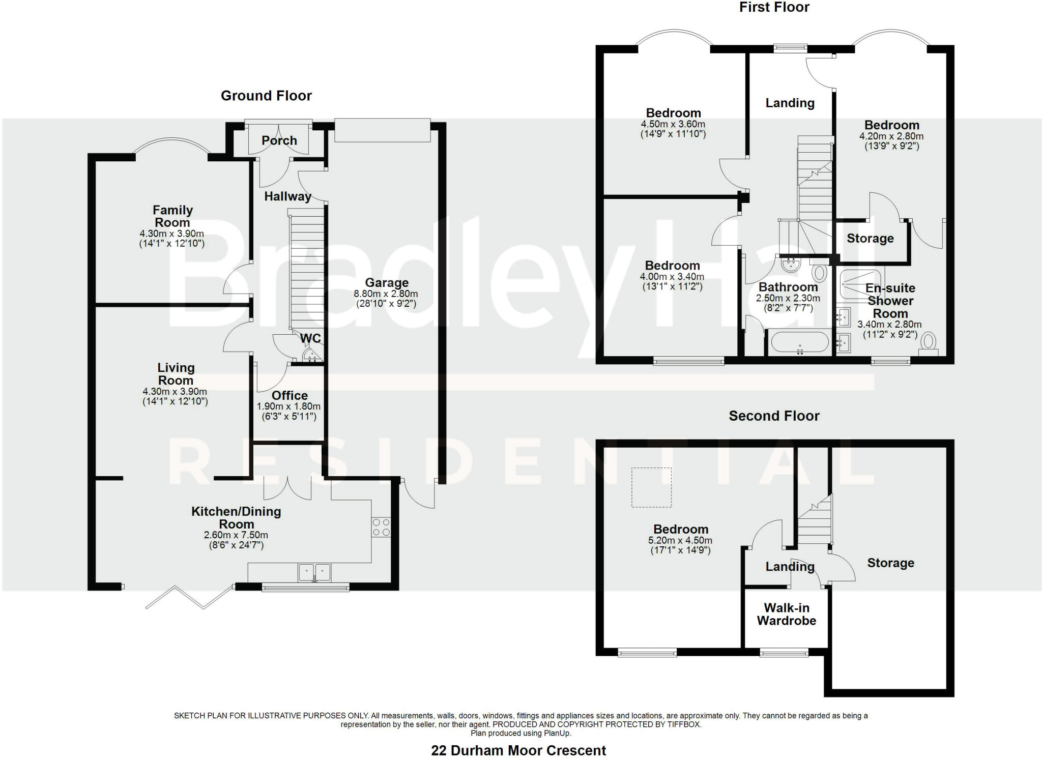 Durham Moor Crescent, Durham, DH1 floorplan