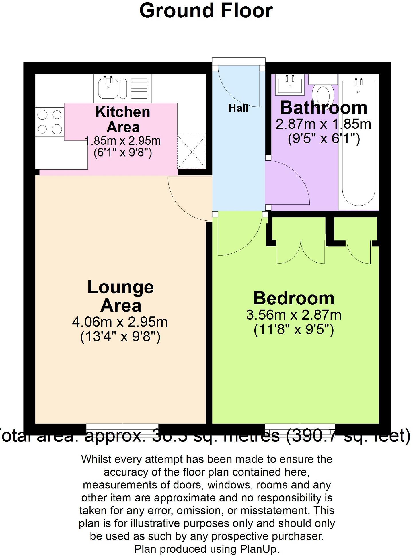 134 The Avenue, Highams Park, London. E4 9RP floorplan