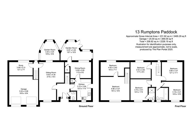Rumptons Paddock, Grendon Underwood, Buckinghamshire.  floorplan