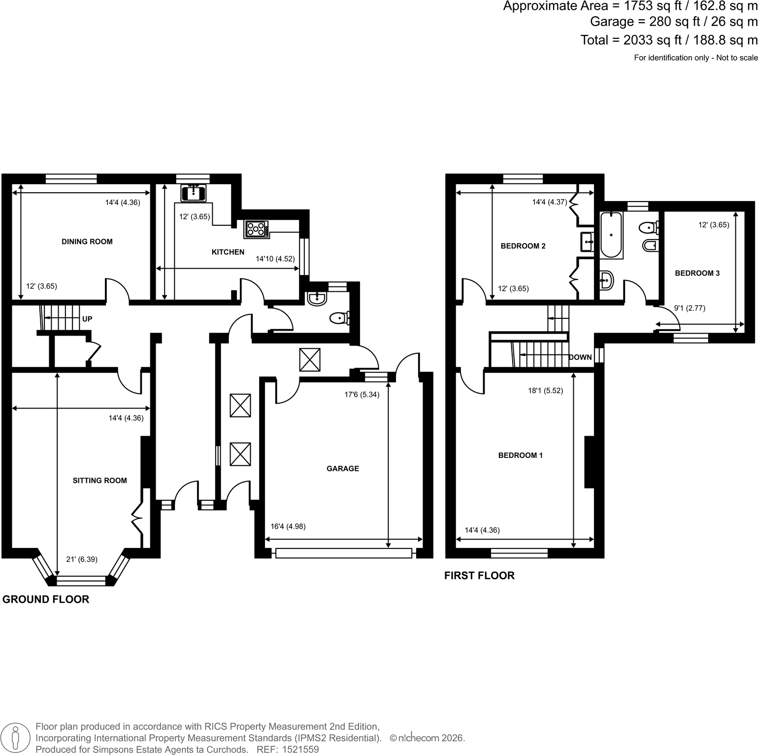 Wych Hill Lane, Woking, GU22 floorplan