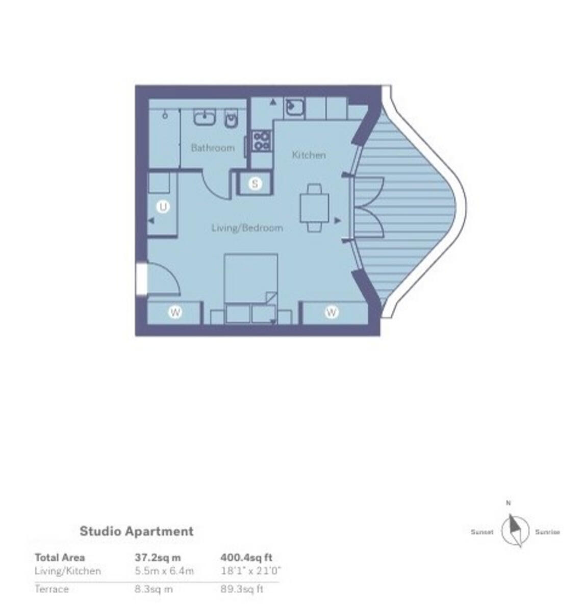Western Building, Triptych Bankside, Southbank, SE1 floorplan