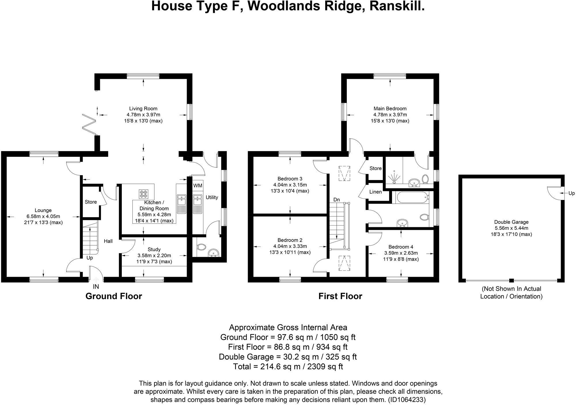 1 Rowan Tree Court, Ranskill floorplan