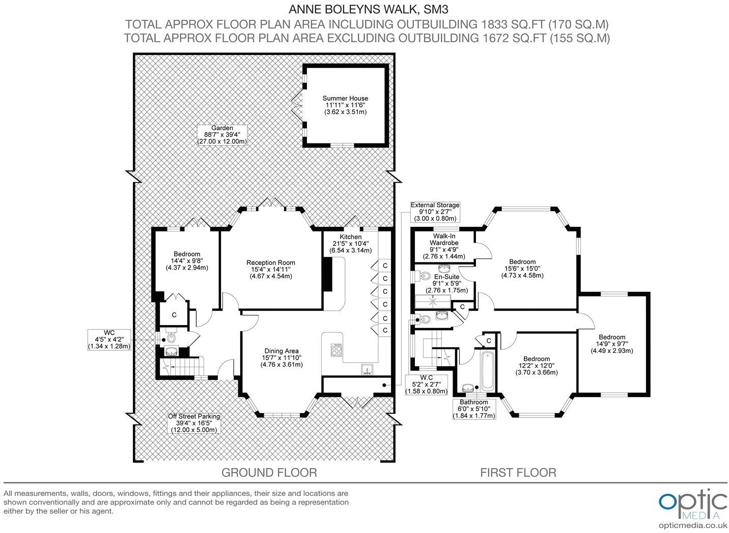 Anne Boleyns Walk, Cheam Village floorplan