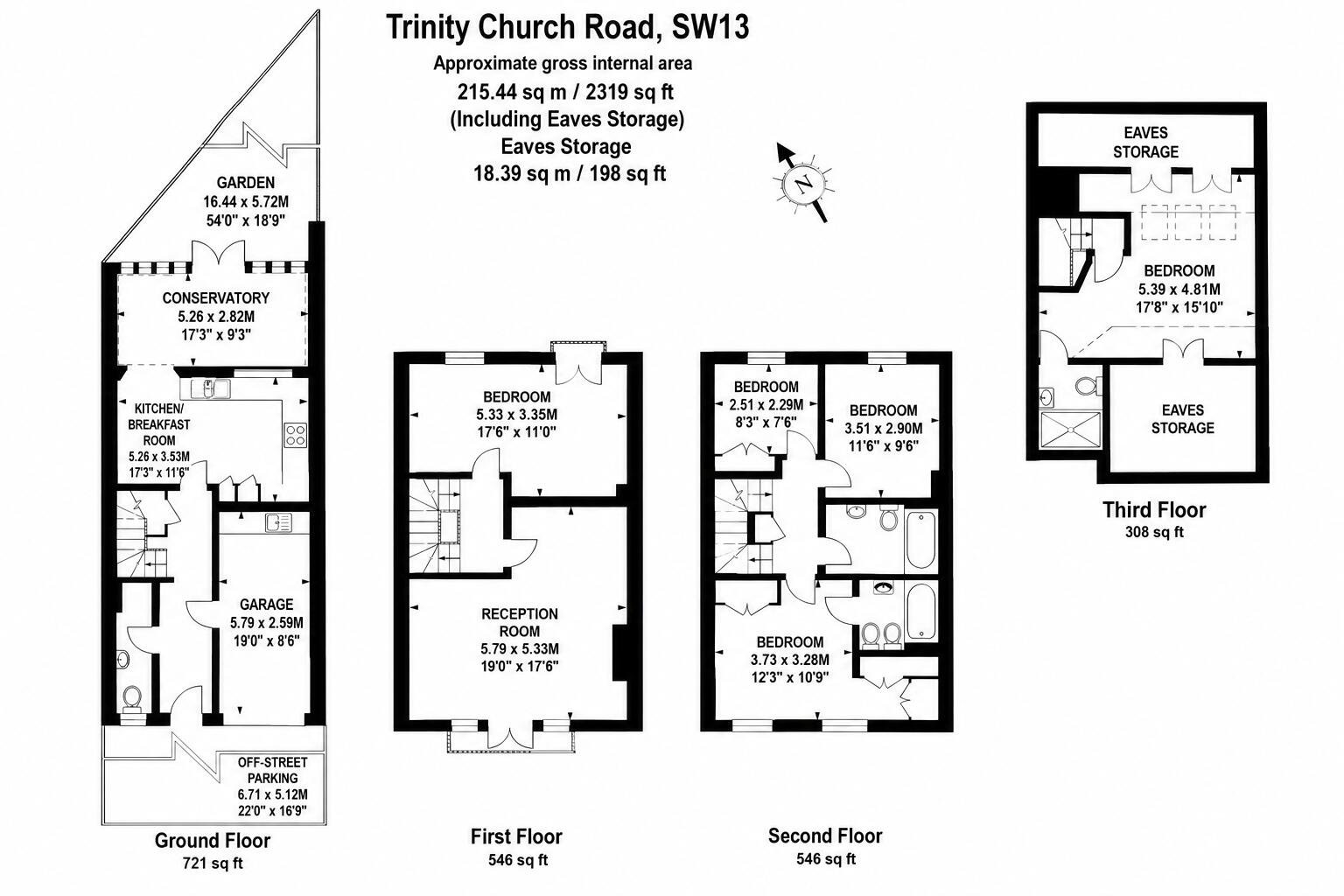 Trinity Church Road, London, SW13 floorplan