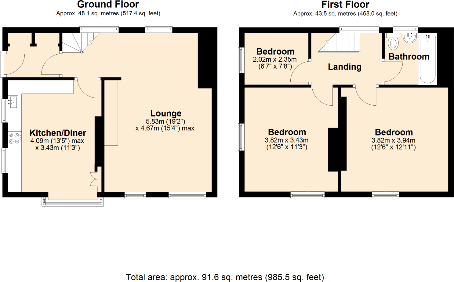 15, Belmont Road, Ironbridge, TF8 floorplan