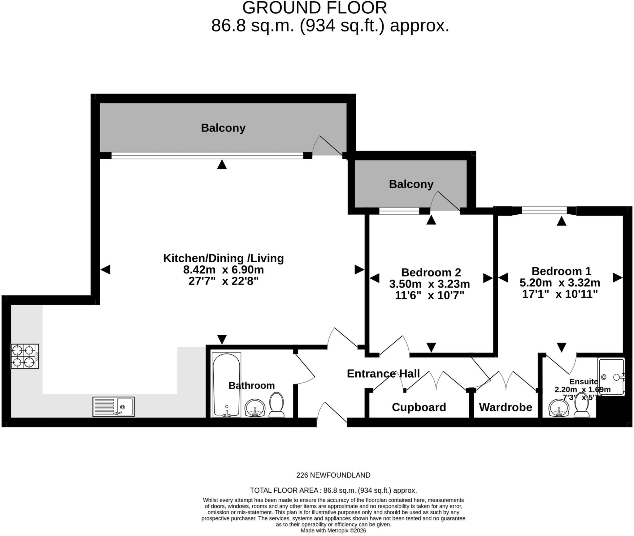 Newfoundland Way, Bristol, BS20 7PT floorplan