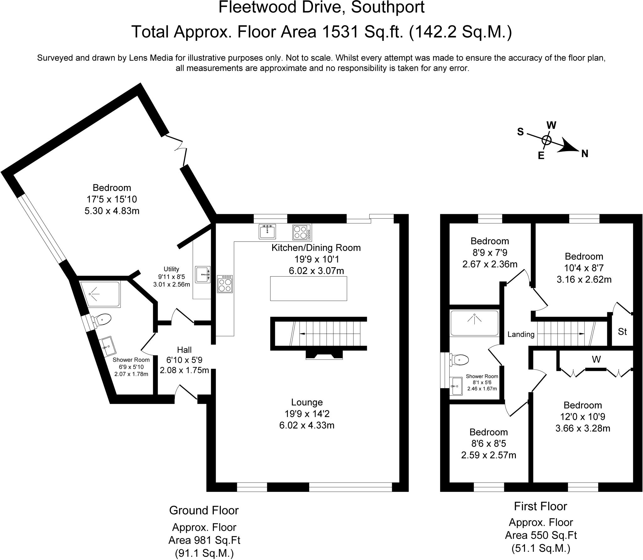 Fleetwood Drive, Southport, Lancashire, PR9 floorplan