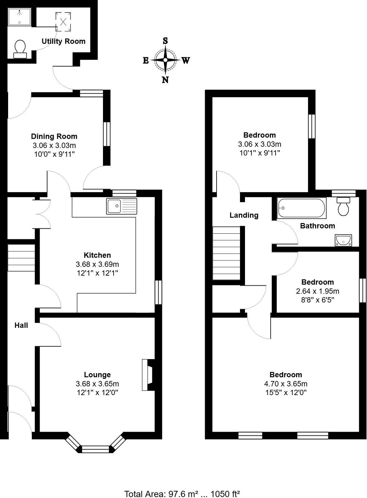 Chelmondiston, Ipswich, Suffolk floorplan