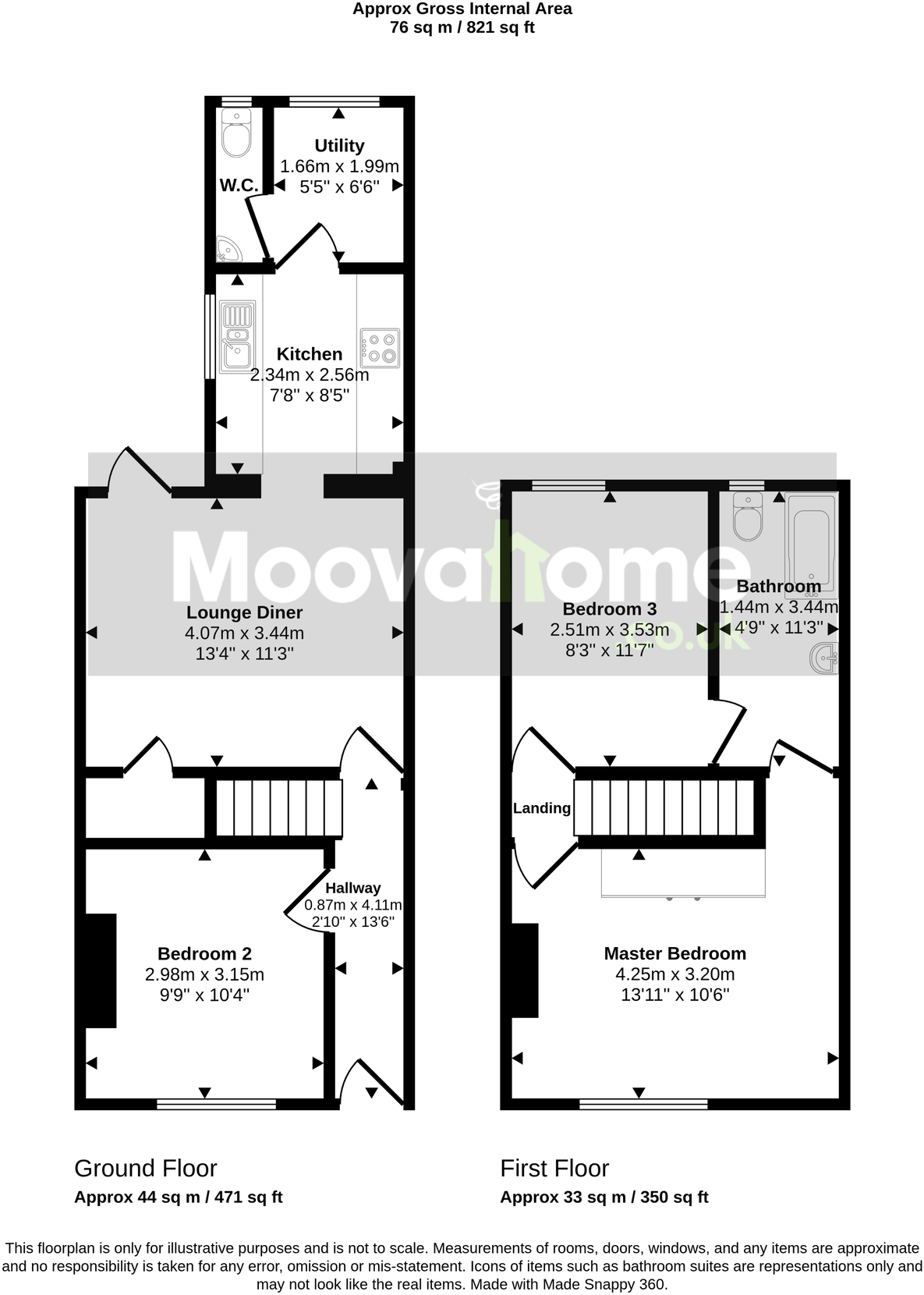 Buller Street, Gorse Hill, Swindon, SN2 8DG floorplan
