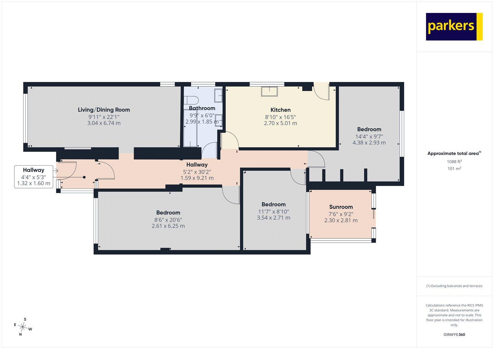 Basingstoke Road, Three Mile Cross, Reading, Berkshire, RG7 floorplan