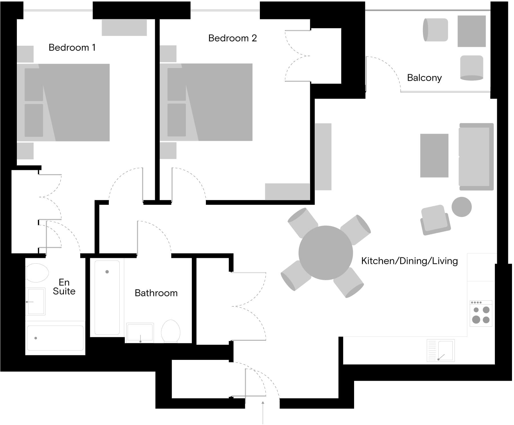Gessner Apartments, Watermead Way, Tottenham Hale, N17 9RF floorplan