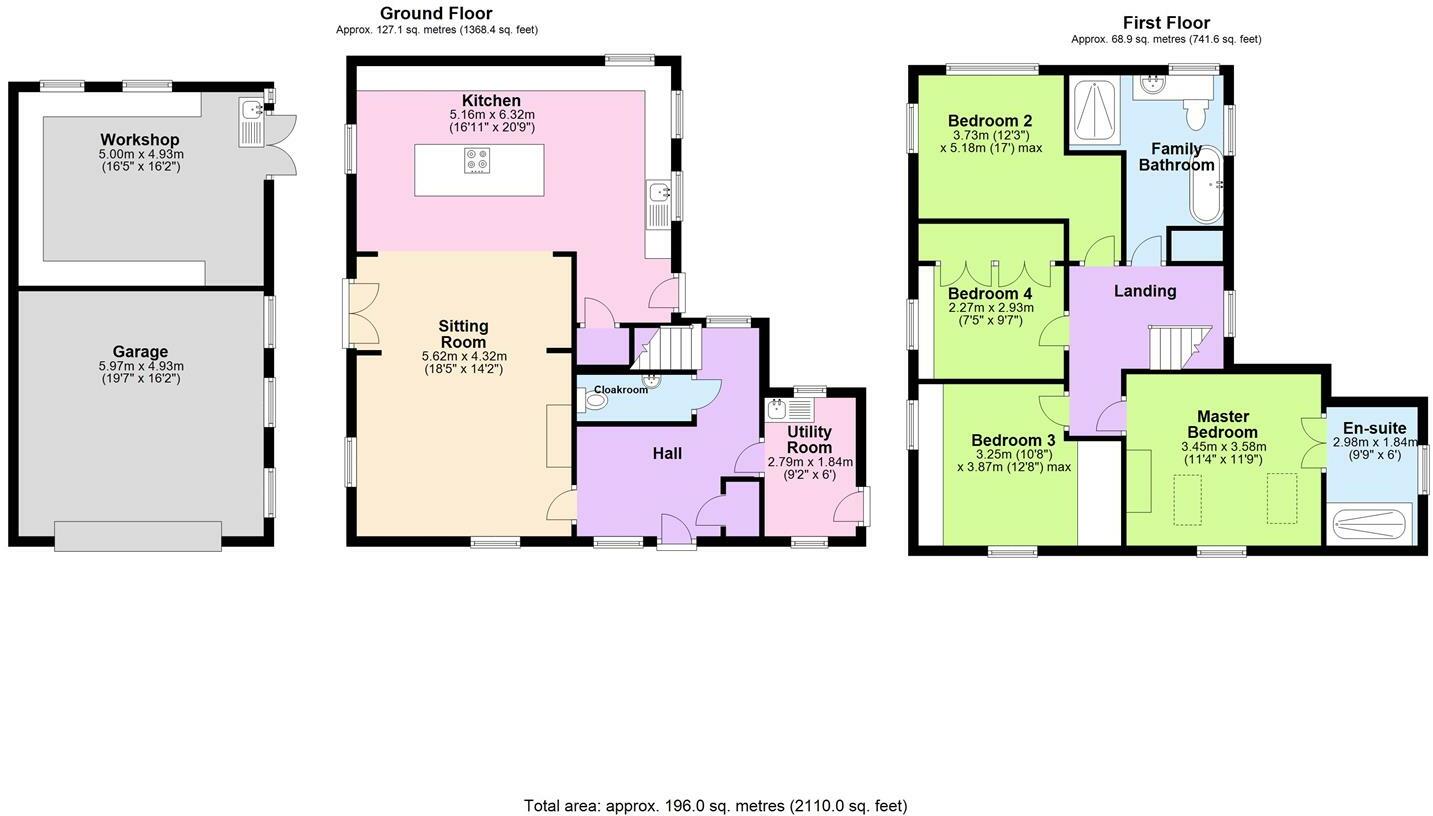 Pound Bank, Rock, Kidderminster floorplan