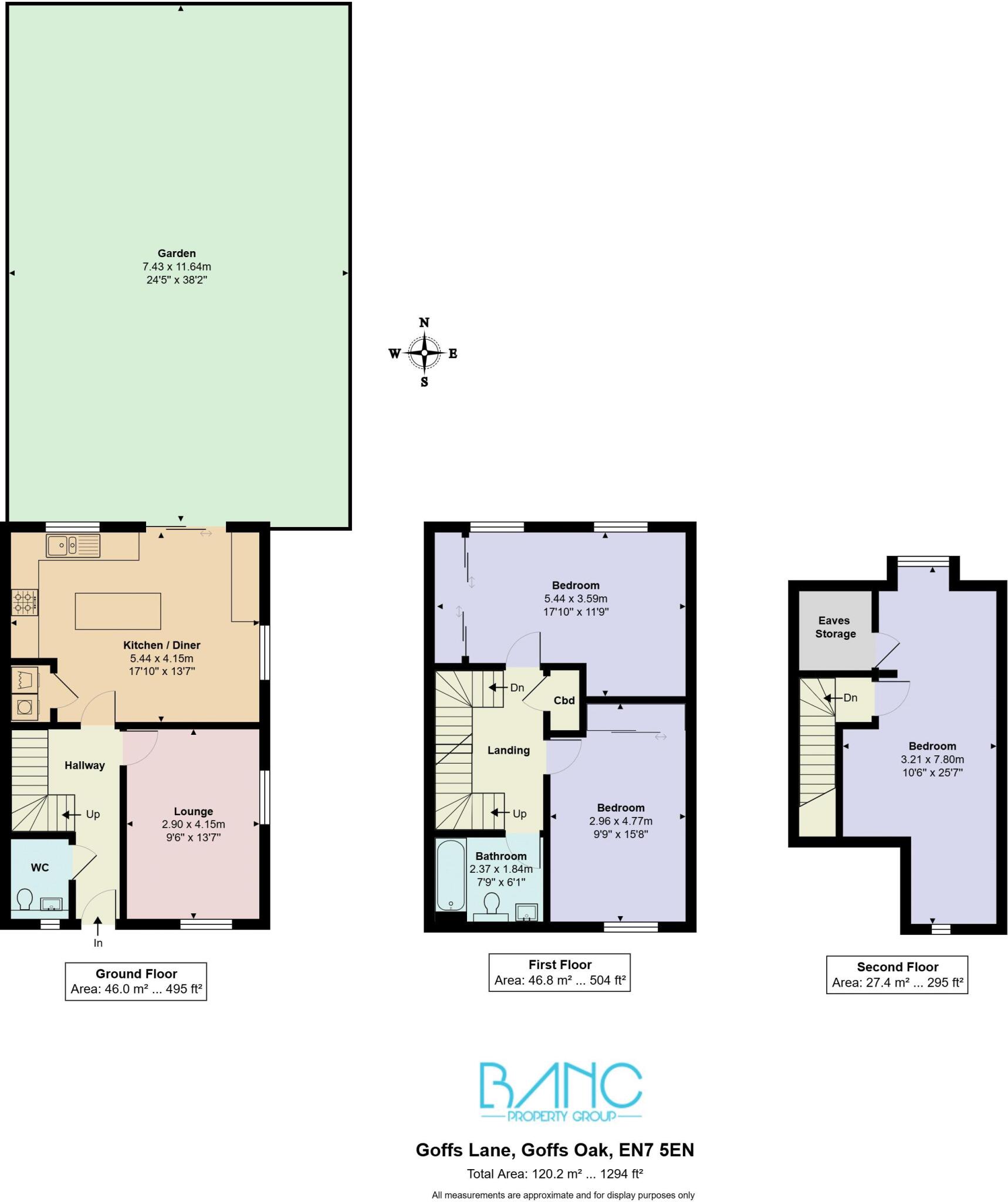 Goffs Lane, Goffs Oak floorplan