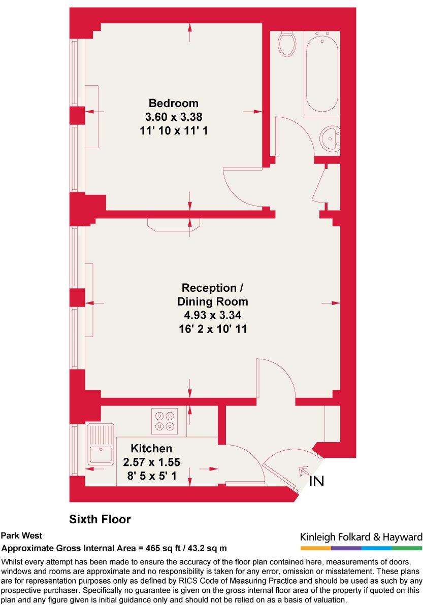 Edgware Road, Bayswater, London, W2 floorplan