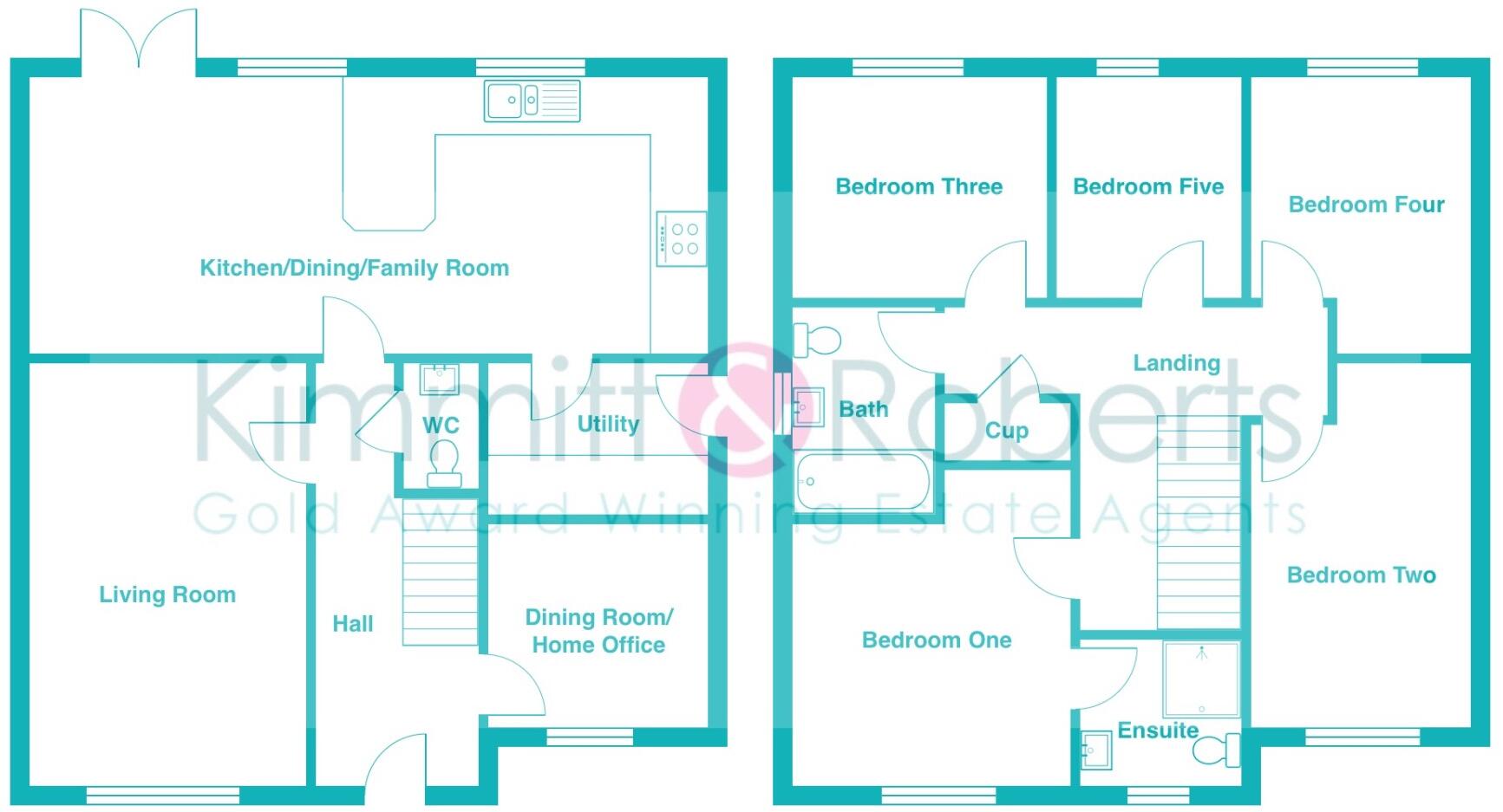 Lulworth Close, Houghton Le Spring, Tyne And Wear, DH4 6PG floorplan