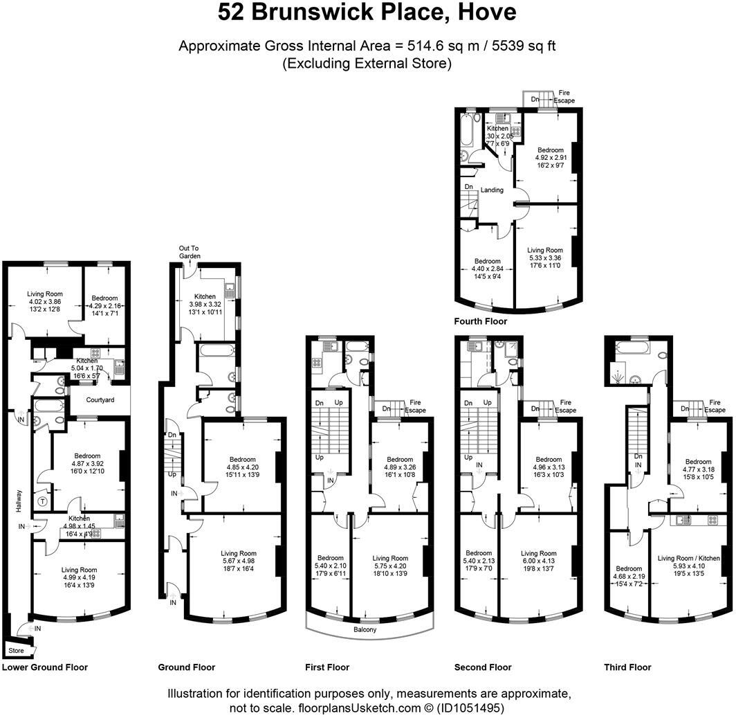 Brunswick Place, Hove floorplan