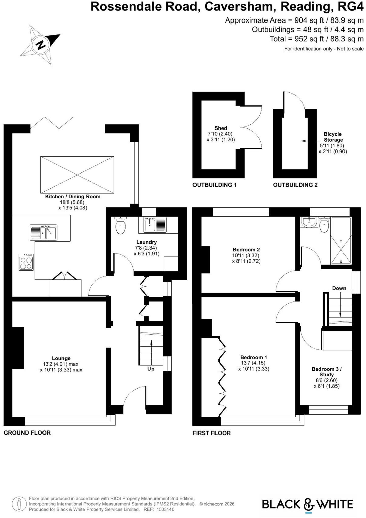 Rossendale Road, Caversham, RG4 floorplan
