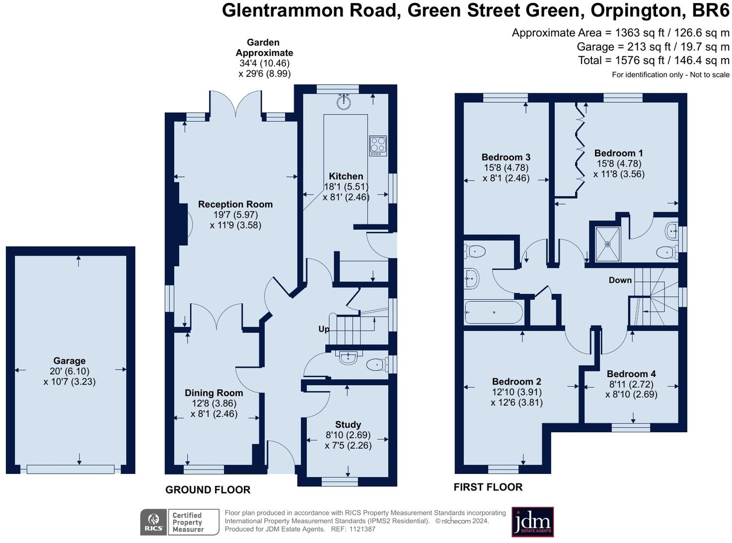 Glentrammon Road, Green Street Green, Orpington, Kent, BR6 floorplan