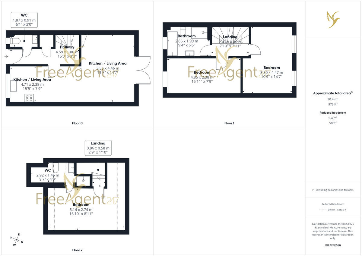 #WelcomeHome to: 2 Douglas Cottages, Firs Lane, Bromyard, HR7 4FT floorplan