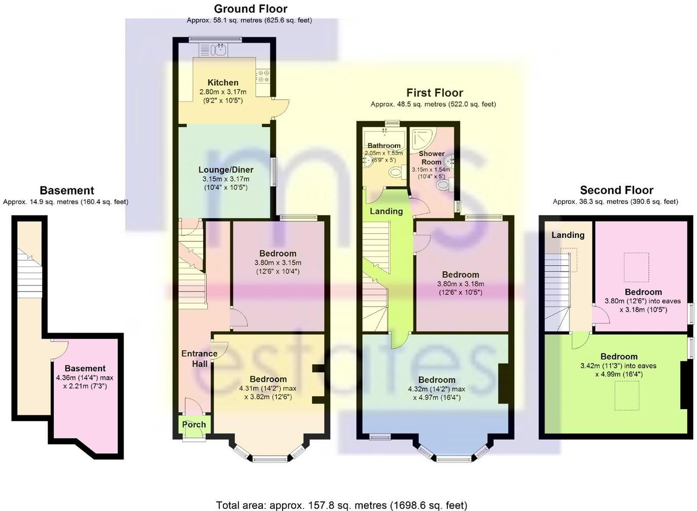 £150pppw Kimbolton Avenue, Lenton, Nottingham floorplan
