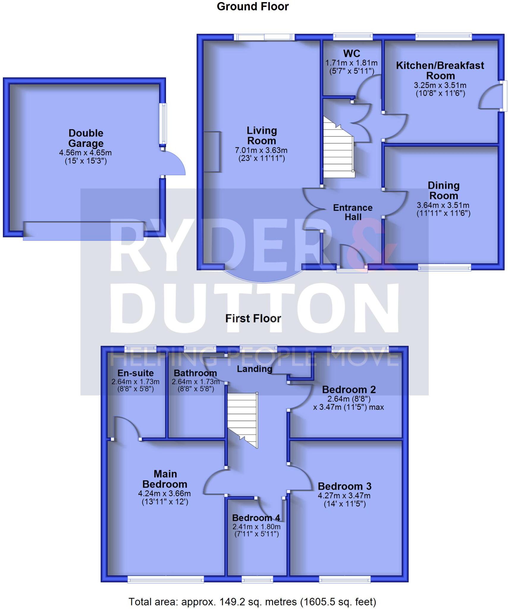 Central Park, Halifax, West Yorkshire, HX1 floorplan