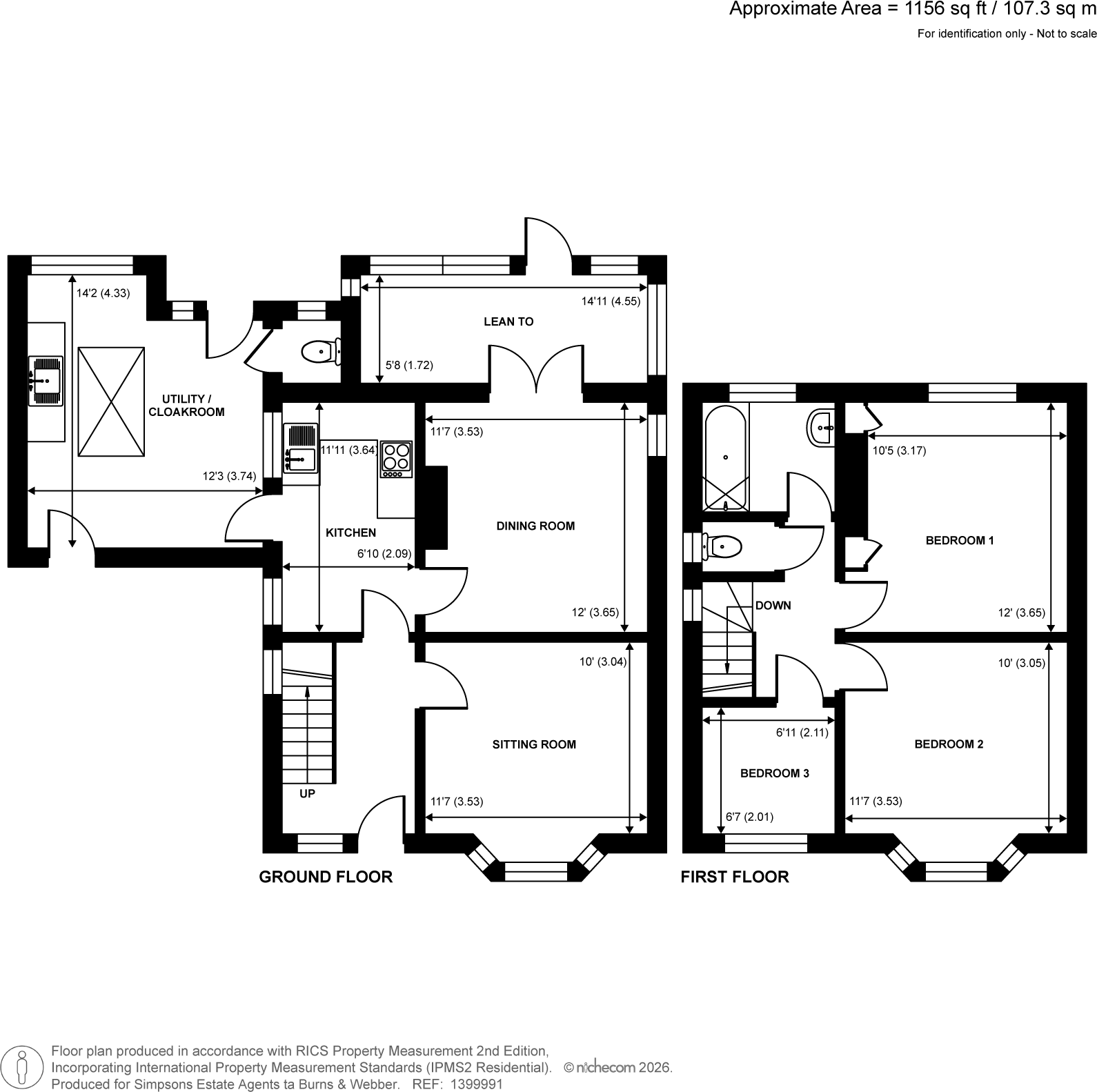 St. Nicolas Avenue, Cranleigh, GU6 floorplan