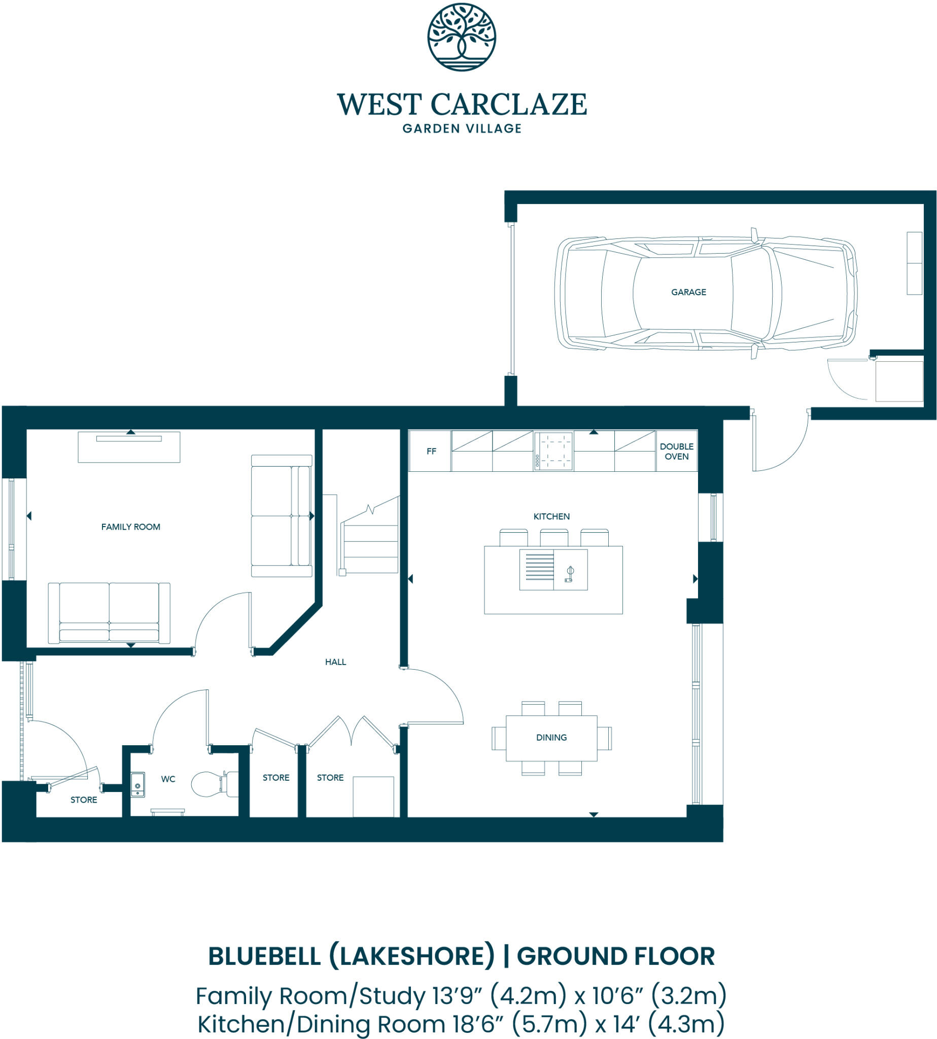 West Carclaze Garden Village, St. Austell, Cornwall, PL26 floorplan