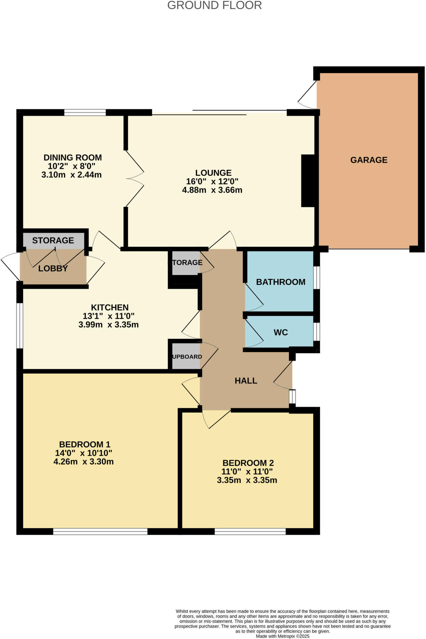 Edgehill Close, Worthing, West Sussex, BN13 2EX floorplan