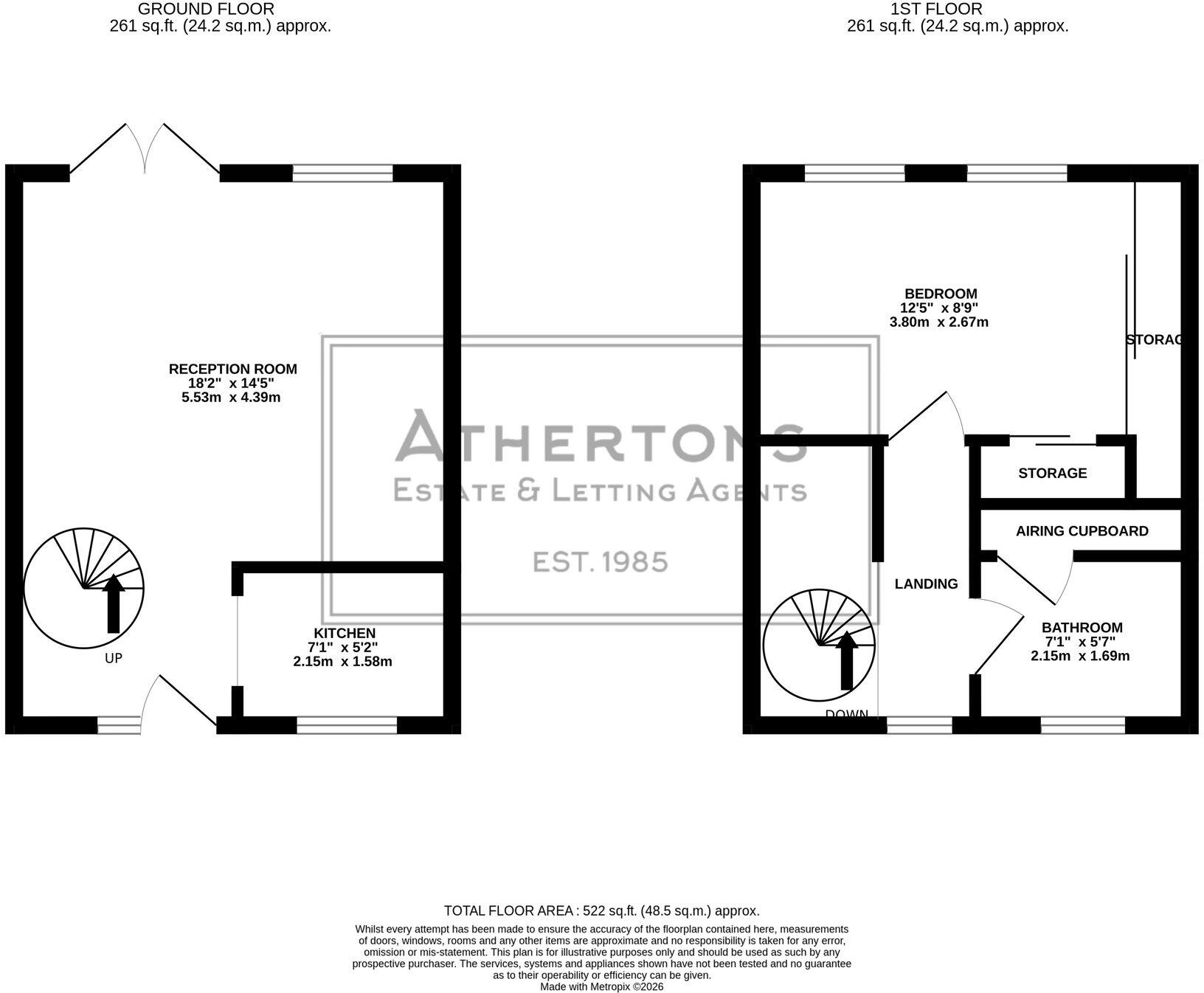 Rownhams Road, Bournemouth, BH8 floorplan