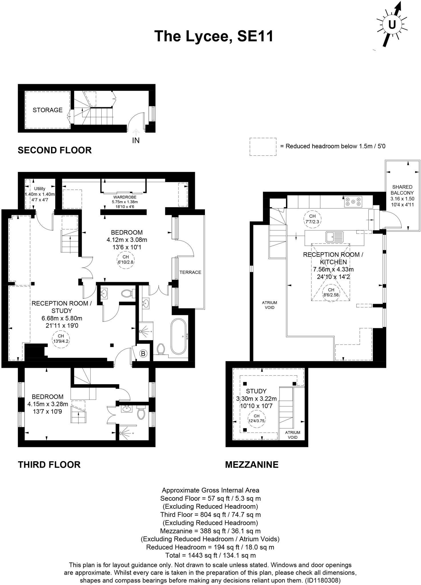 The Lycee, Kennington, SE11 floorplan
