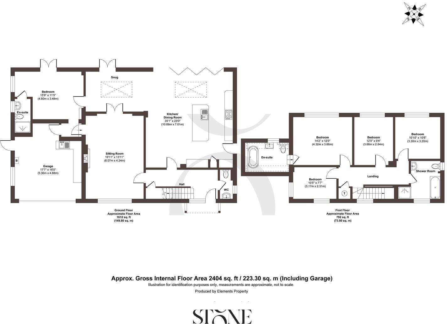 Huntersfield Close, Reigate floorplan