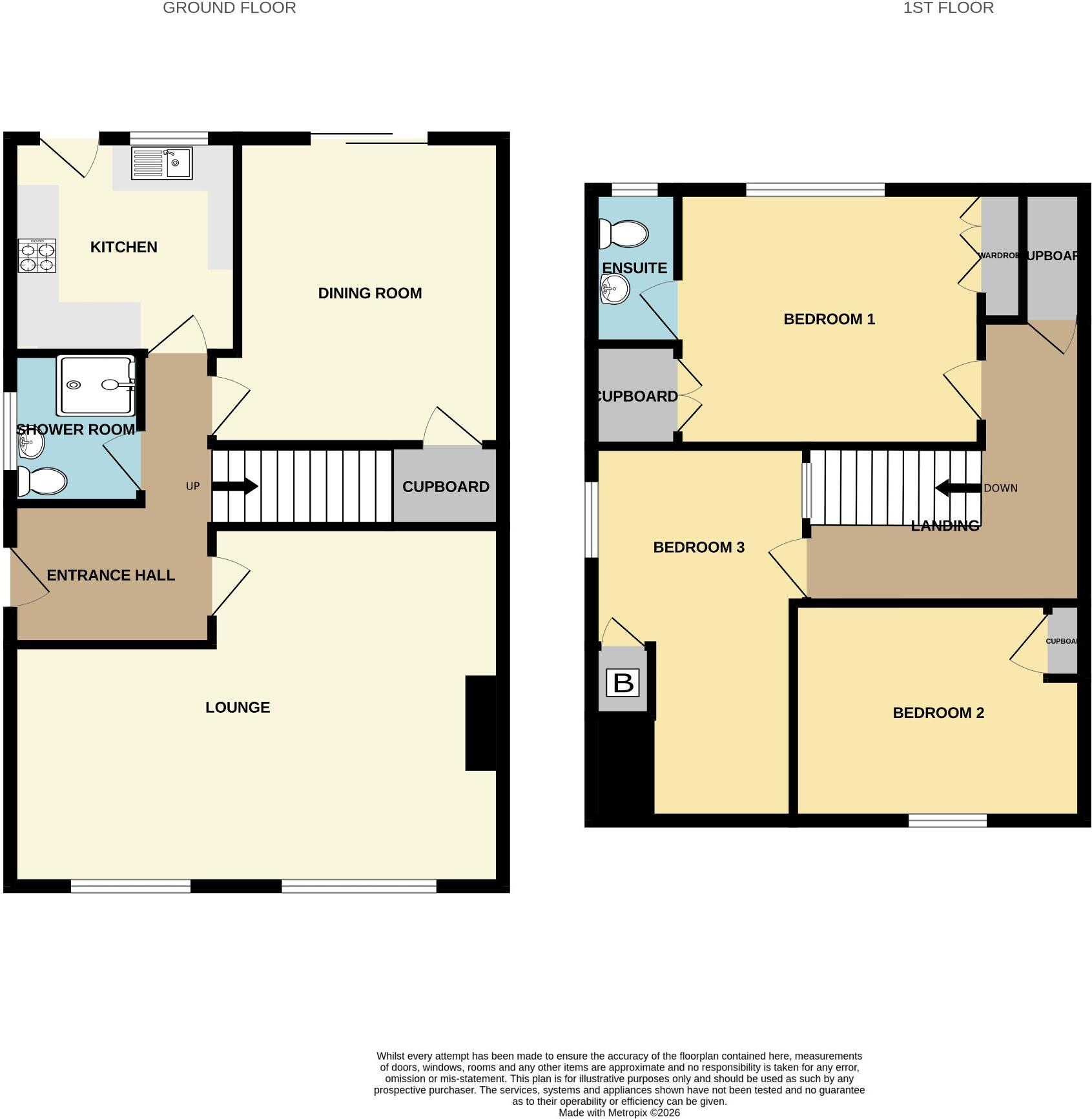 St. Davids Close, Heolgerrig, Merthyr Tydfil, CF48 1SH floorplan