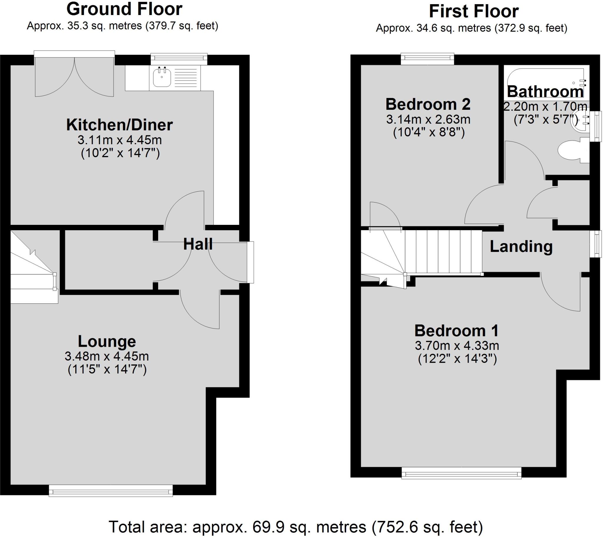 Sixfield Close, Lincoln floorplan