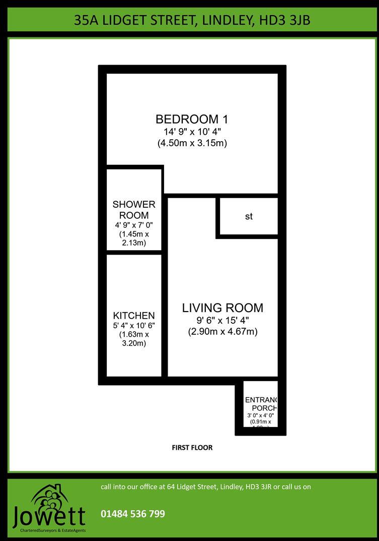 35A, Lidget Street, Huddersfield floorplan