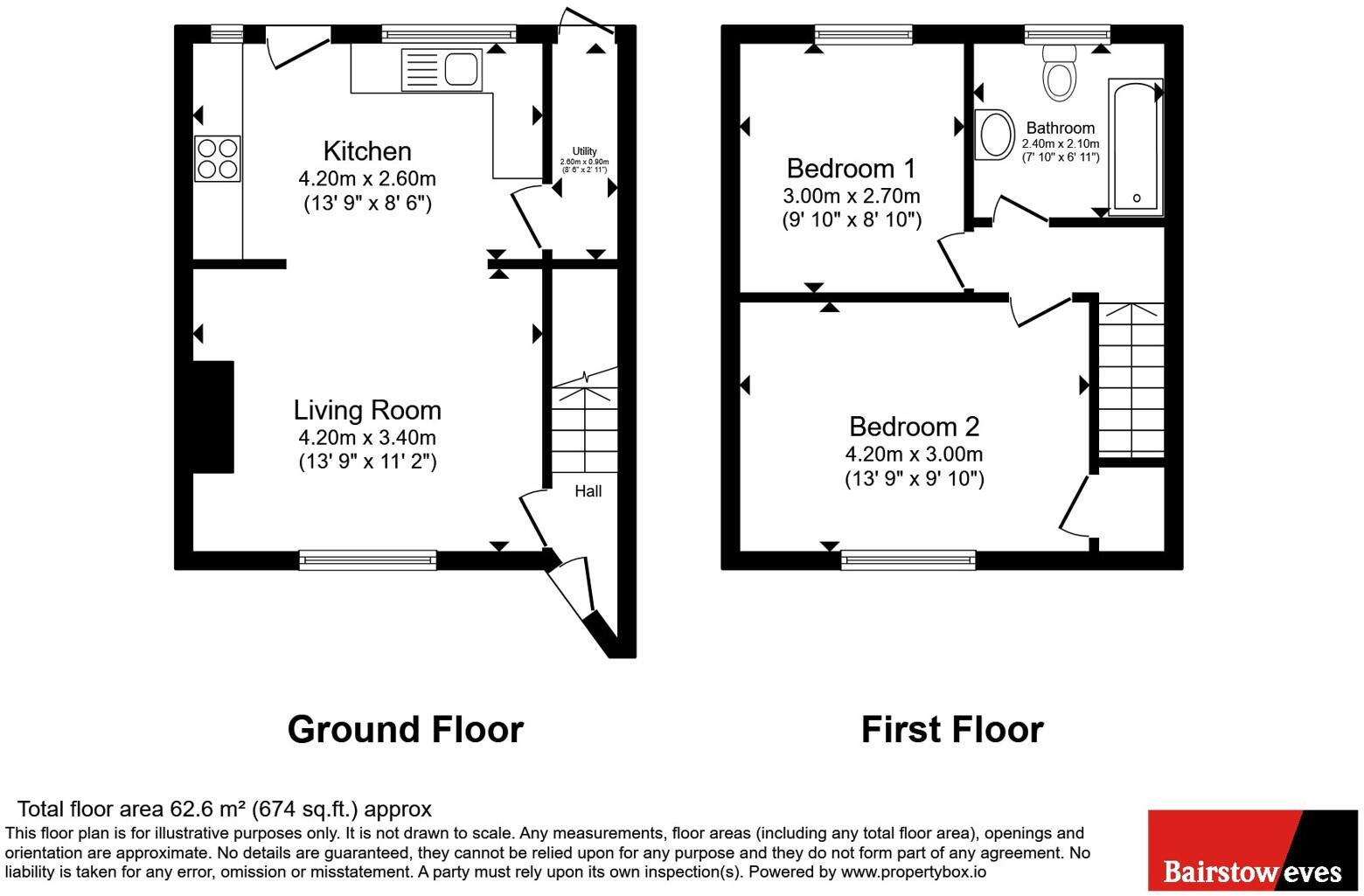 Baslow Drive, Beeston, Nottingham, Nottinghamshire, NG9 floorplan