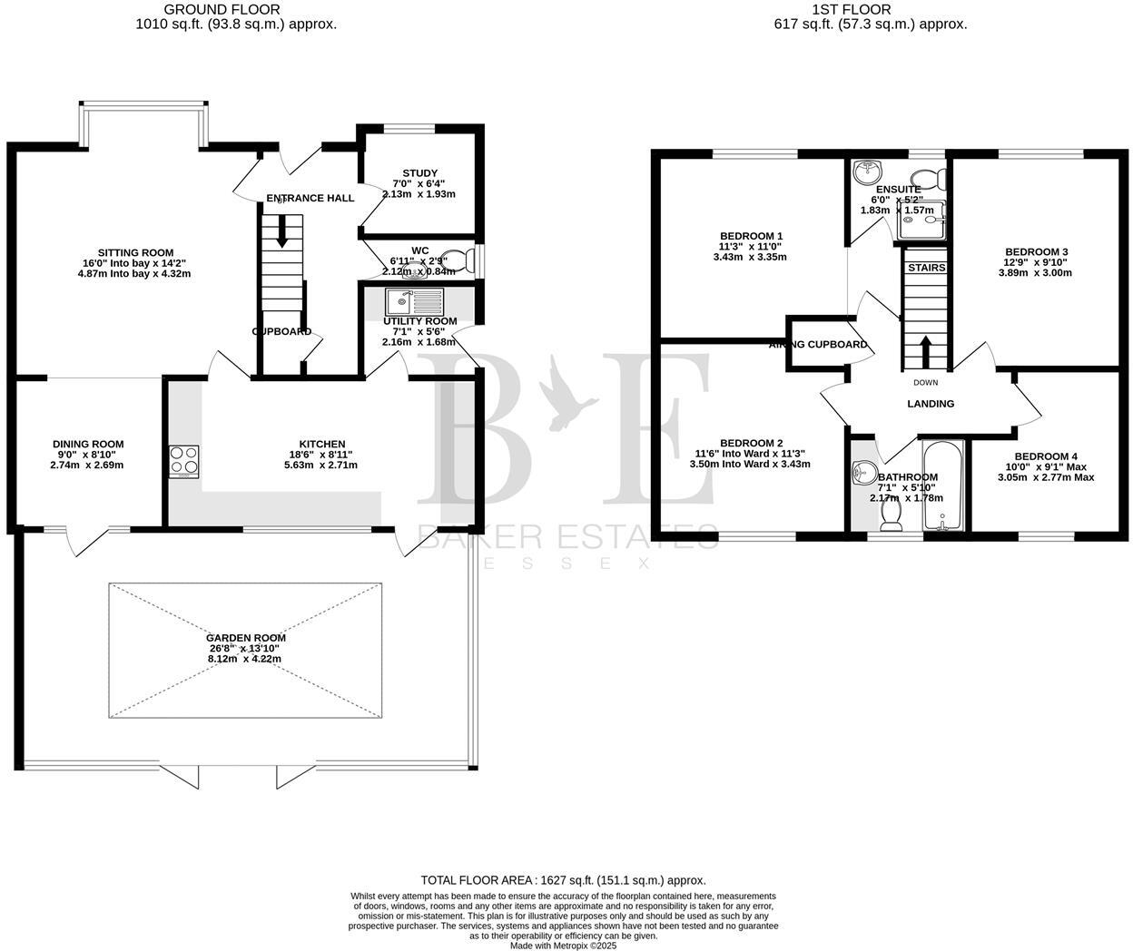 Brook Close, Great Totham floorplan