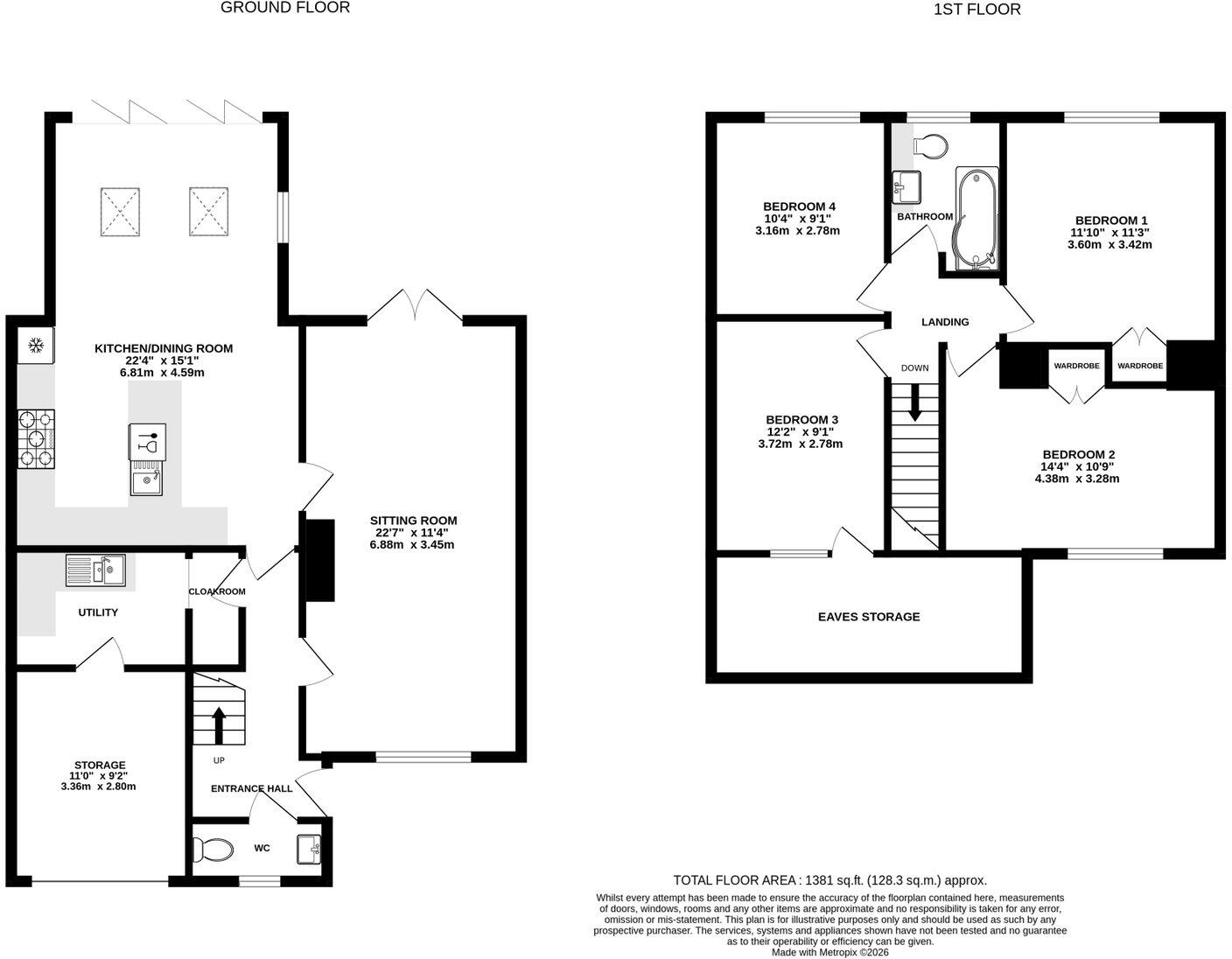 Withington, Hereford floorplan
