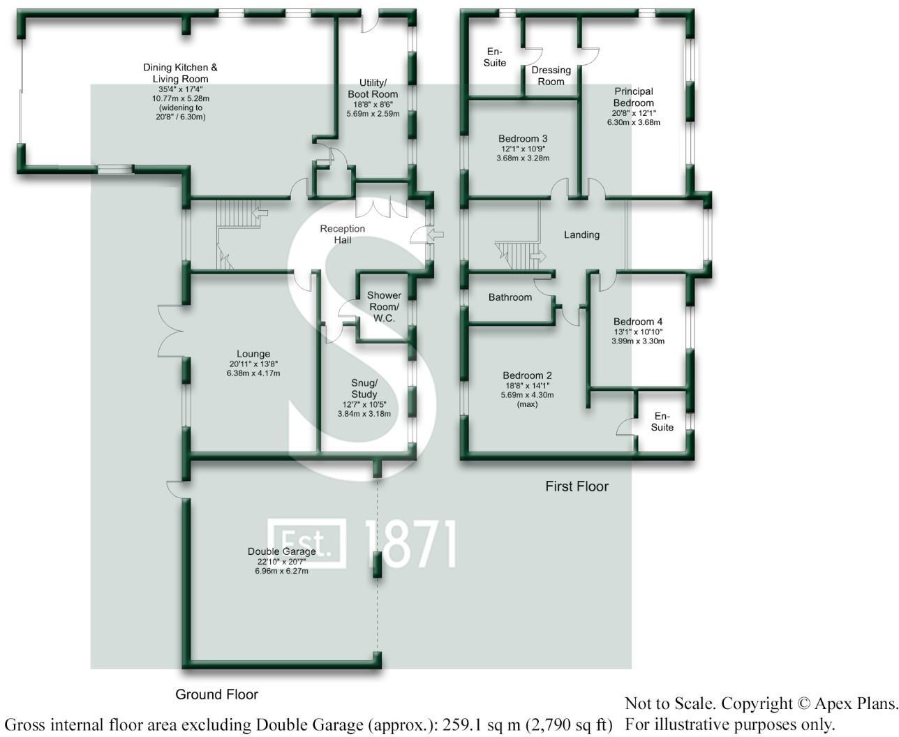 The Pines, Cottage Farm, Easingwold floorplan