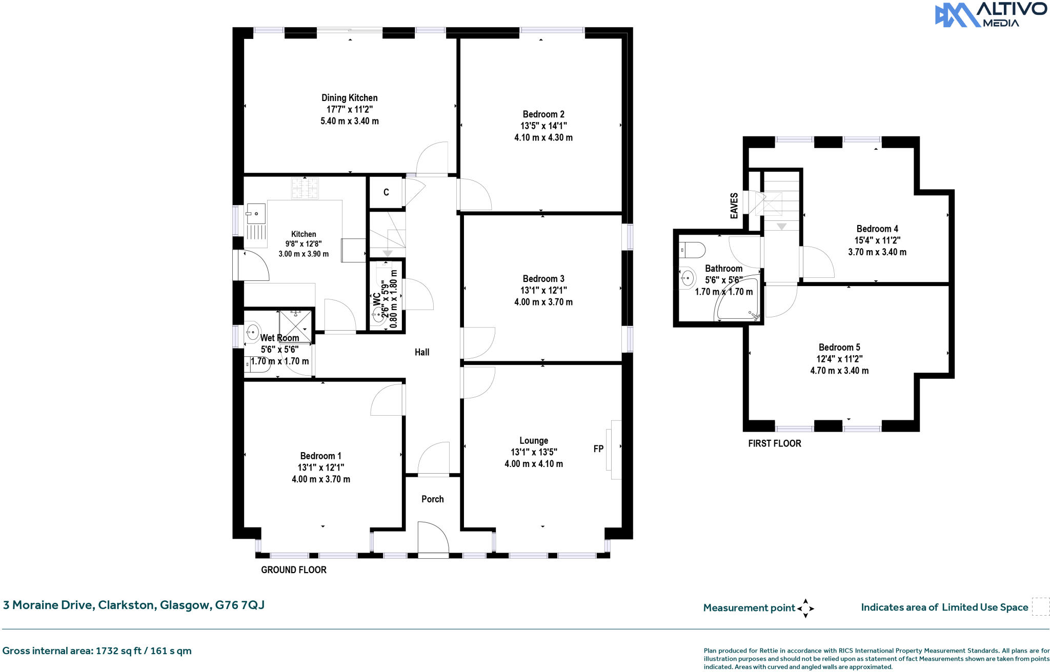 3, Moraine Drive, Clarkston, Glasgow, East Renfrewshire floorplan